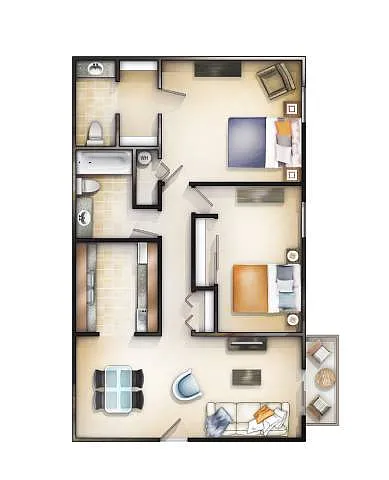 Floor plan Adams