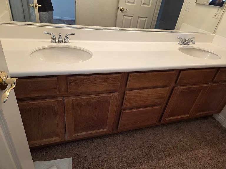 Double sinks available in another bathroom.
