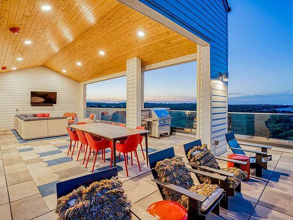 Our sky deck is complete with grills and ample seating.