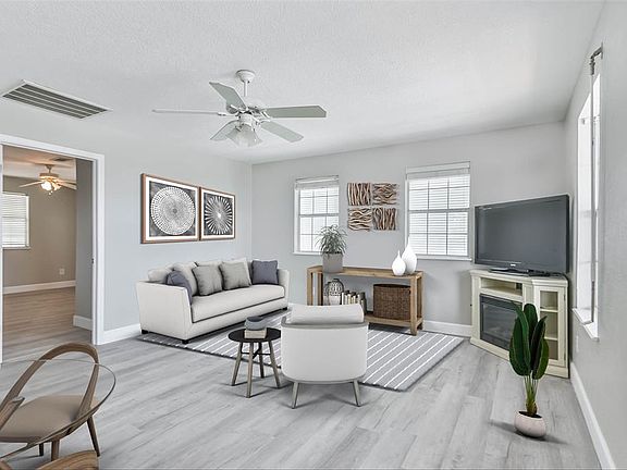 New paint, baseboards, and luxury vinyl flooring were recently installed.*virtually staged