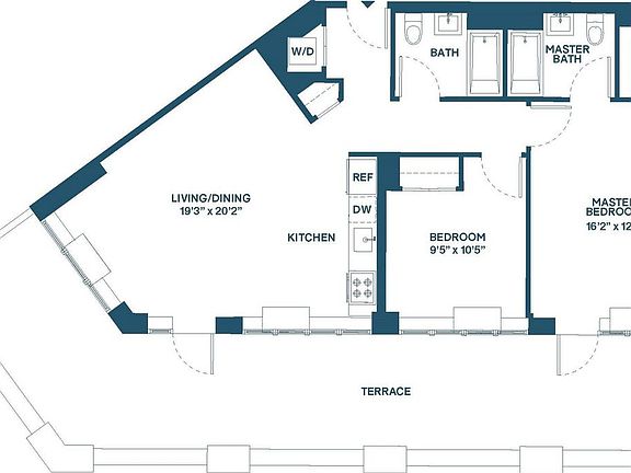 2nd image of 475 Clermont Ave #821