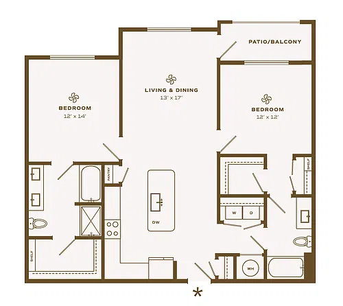 Floor plan Modernist