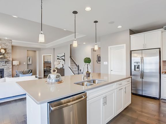 Kitchen with spacious island
