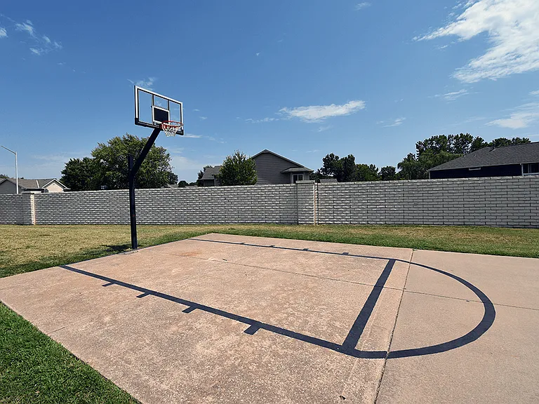 Half-Size Basketball Court