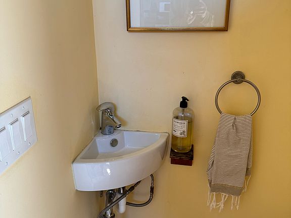 Half bath near kitchen