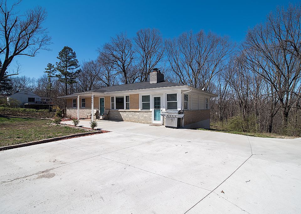 large concrete poured drive