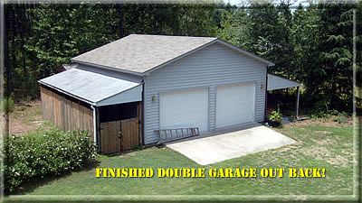 Finished 2 Car Garage 