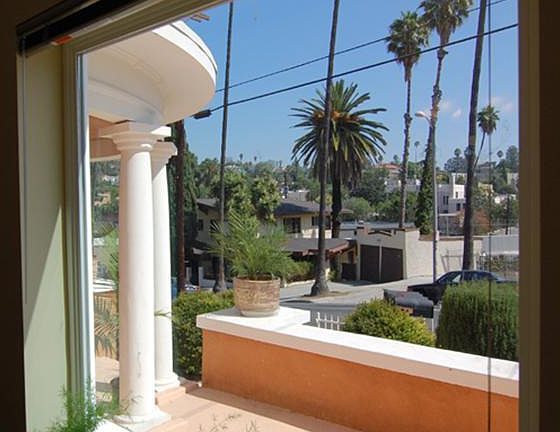 Street view from the entrance