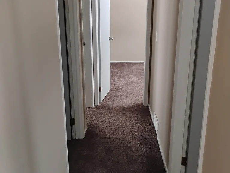 Hall way to bath and bedrooms