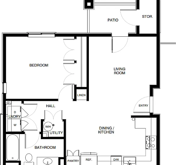 1 Bedroom (1C) Upper Level 1 Bedroom (1C) Upper Level