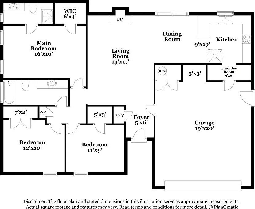 3 bed, 2.0 bath, 1259 sqft, $1,435 — Photo 2