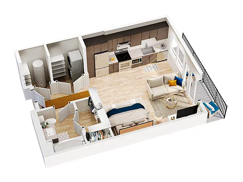 Floor plan McCarty (Income-Restricted)