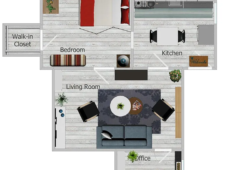 Floor Plan (furniture not included)