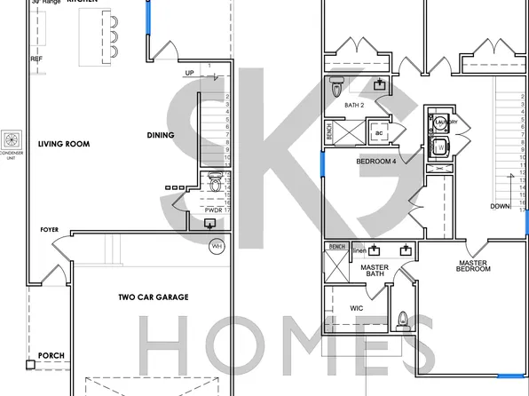627 Cata Dr Plan, Northcrest