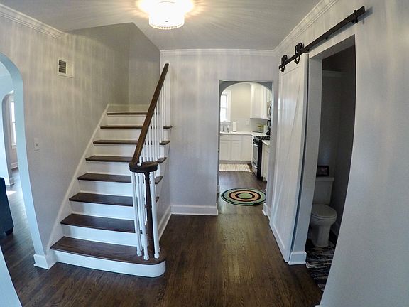 Barn Door with Bathroom