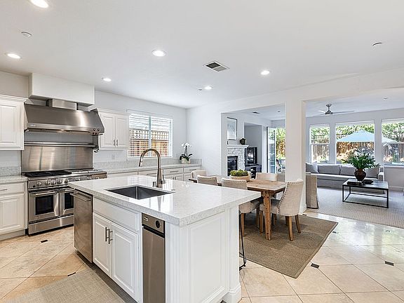 Kitchen island with SS sink 