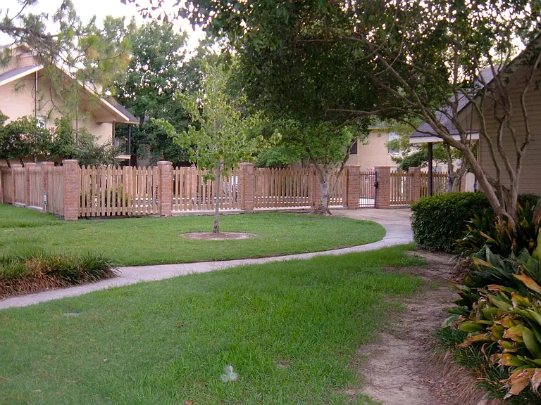 One of many Walk paths on the property