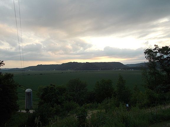 view from small cabin