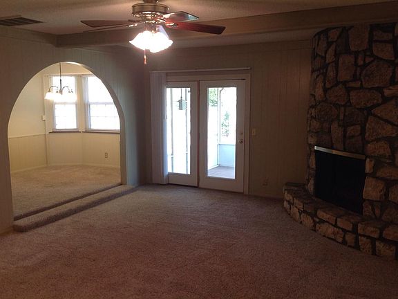 Doors lead to covered patio