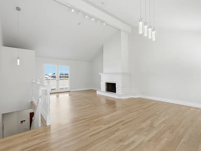 Living room and dining room