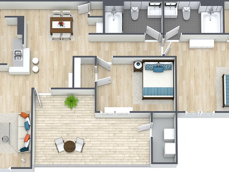 La Mansion Floor plans - 3D - La Mansion - Image La Mansion Floor plans - 3D - La Mansion - Image