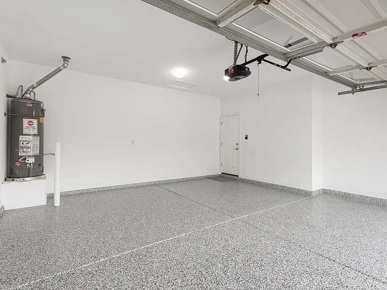 New high end epoxy flooring in garage