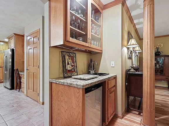Wet Bar in Living Room.