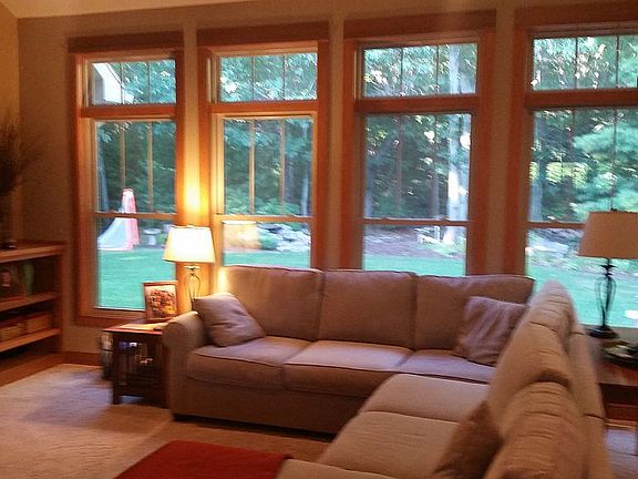 Lg. windows in living room