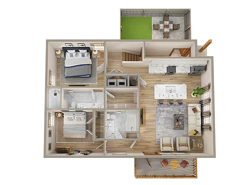 Floor plan Eden- Upper (SD2U)