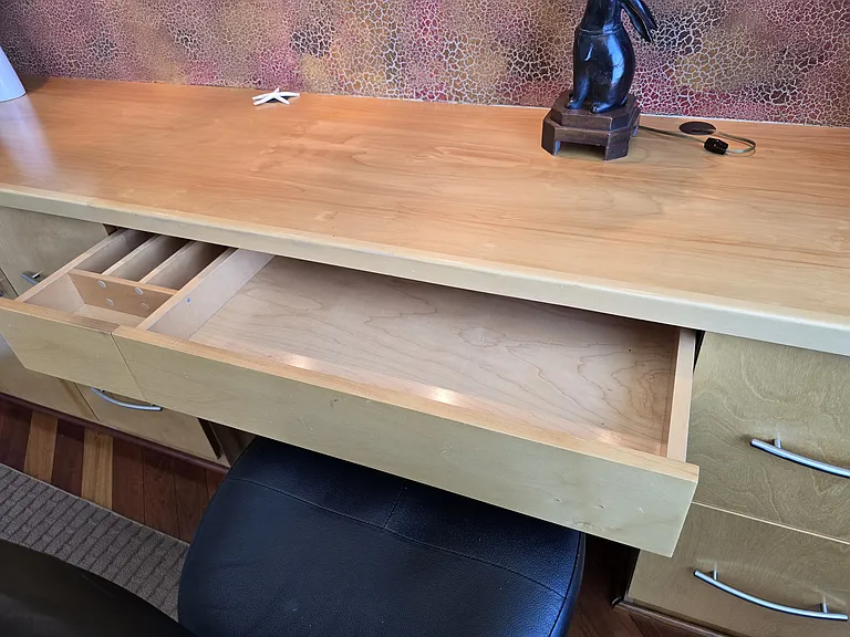 Solid wooden drawers