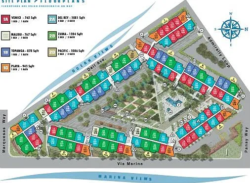 Shores Site Map