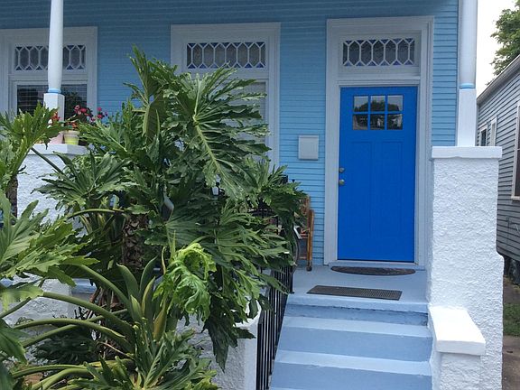 Front steps and door