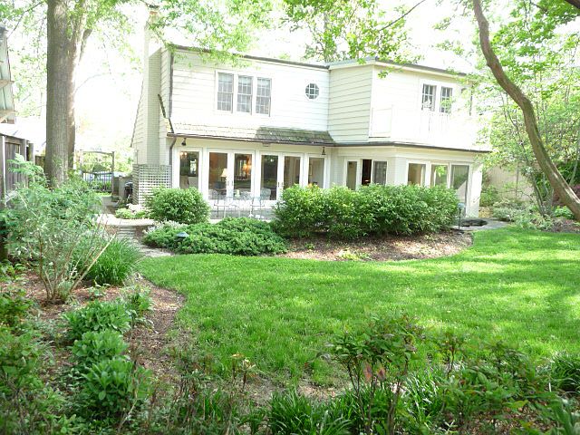 Large back yard