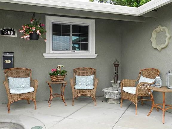 Front cement patio