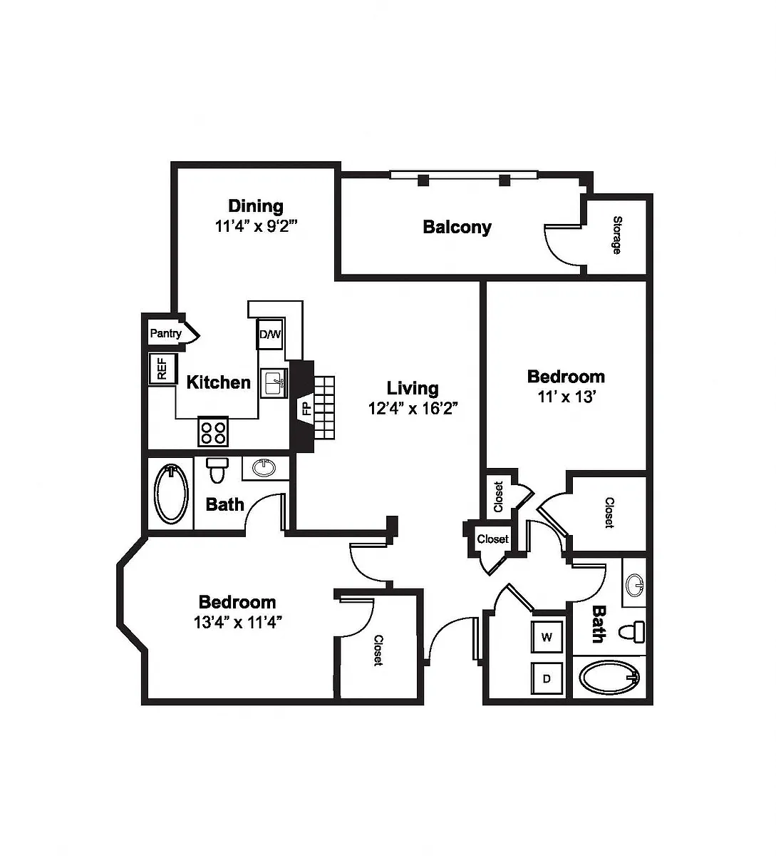 Floor plan B2