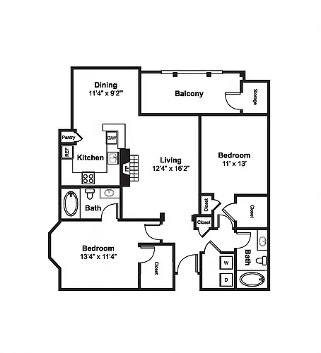 Floor plan B2