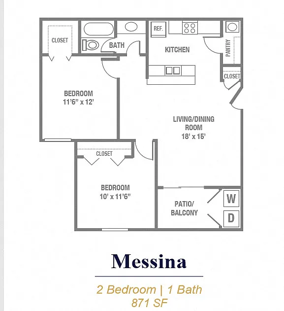 Floor plan Messina