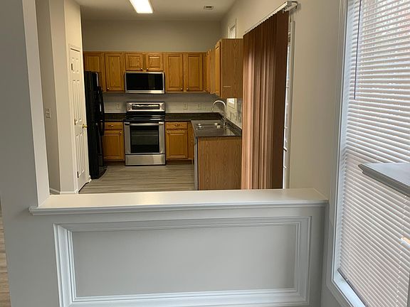 See through to Kitchen with upgraded moldings