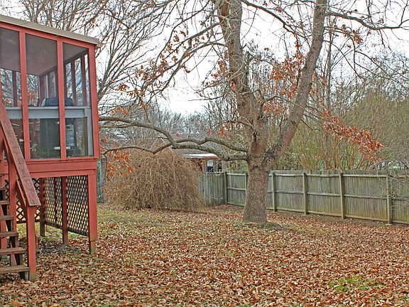 Fenced in yard