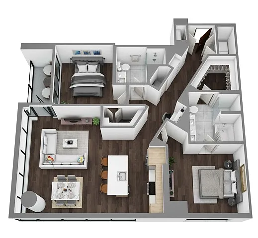 Floor plan Q