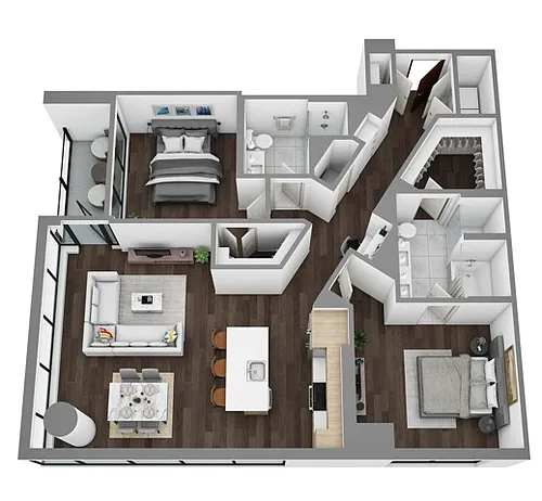Floor plan Q