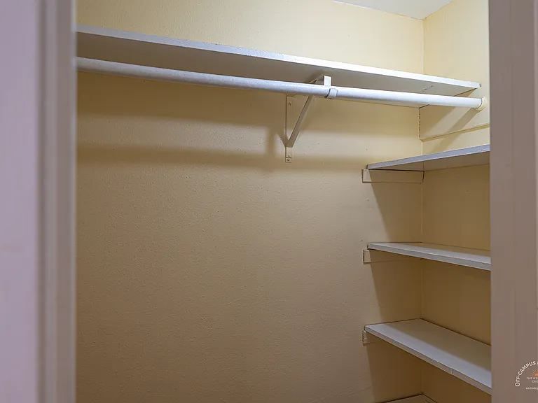 spacious closet space