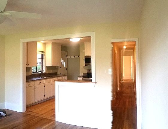 Kitchen and Hallway