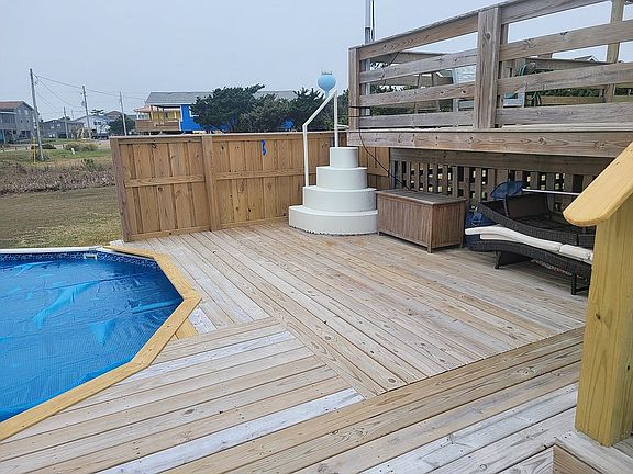 Winterized pool