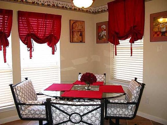 Generous breakfast area