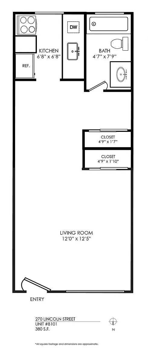 Floor plan Studio