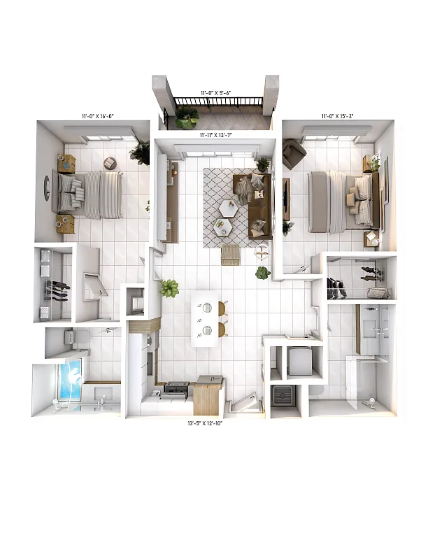 Floor plan B1