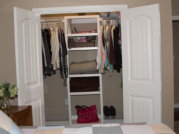 Upstairs guest closet