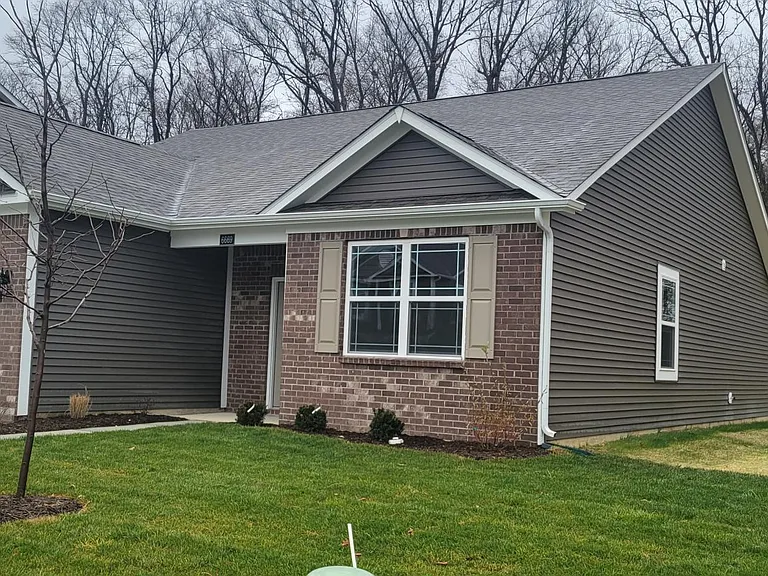 Side view of the house