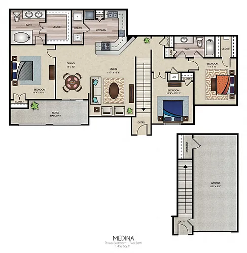 Floor plan Medina